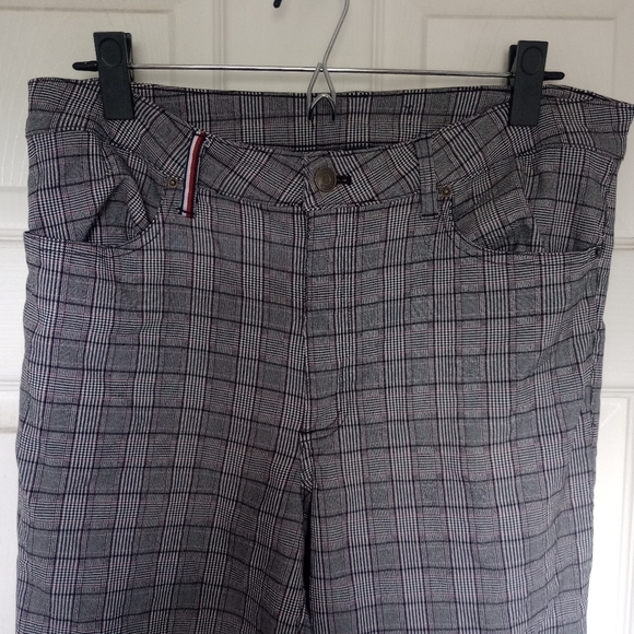 Like New! - Size 14 Tommy Hilfiger Houndstooth Cropped Dress Pants - Picture 6 of 8